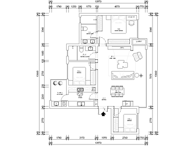 现代新中式住宅楼建筑 家装设计 自建房 施工图