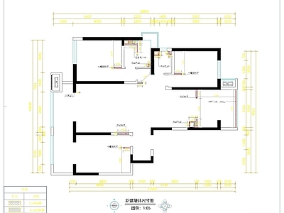 现代新中式住宅楼建筑 118平家装设计 施工图