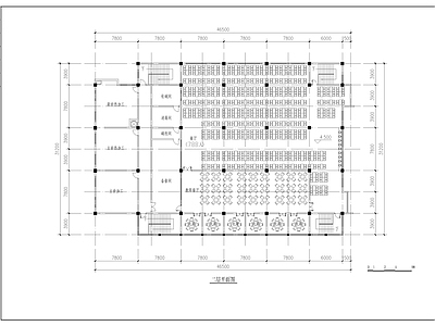 现代其他商业建筑 食堂建筑方案图 餐饮建筑 施工图