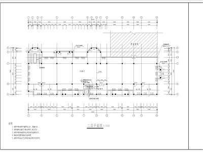 现代其他商业建筑 食 施工图