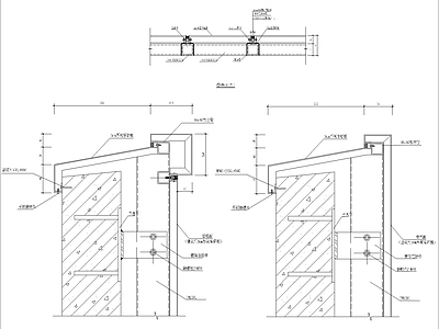 幕墙结构 建筑幕墙 施工图