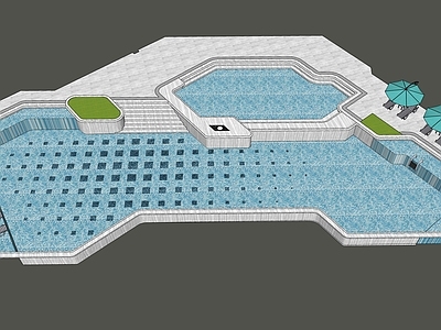 现代简约水景 折线水景造型 现代创意水景 叠水 庭院水景 景墙水景