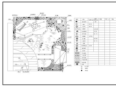 景观平面图 园 施工图