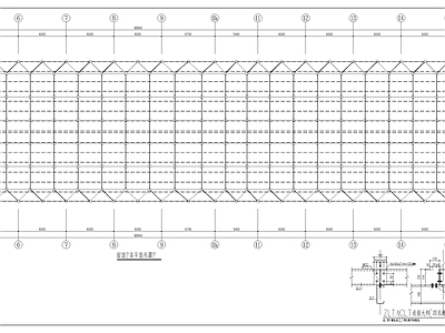 钢结构 某网架屋面 施工图