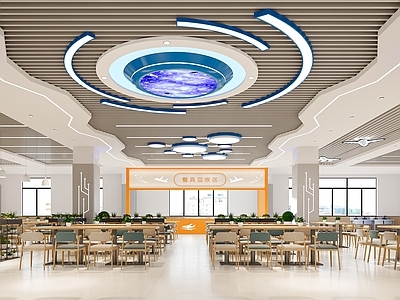 现代食堂 学生 员工