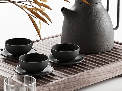 茶具 茶杯 茶壶 茶盘 花瓶 摆件