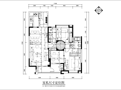 法式欧式整体家装空间 三室一厅大户型 大平层 小户型 别墅 施工图