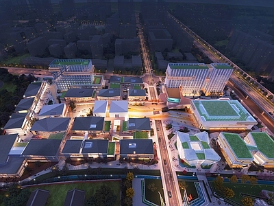 现代新中式商业街 天府国际动漫城 商业街建 施工图