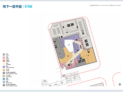 现代产业园建筑 陆家嘴御桥科创园 各层平面图 施工图