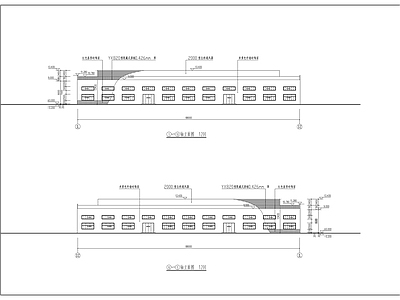 现代厂房 丙类建筑 施工图