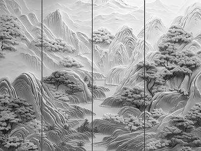 中式硬包 硬包 水硬包 硬包背景墙