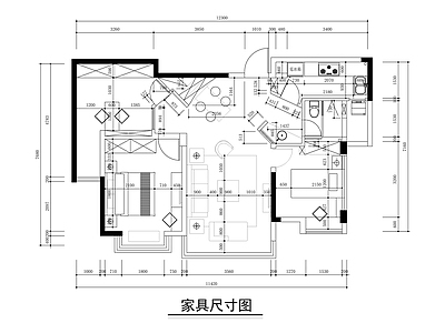 新中式中式整体家装空间 中式 大平层 小户型 别墅 施工图