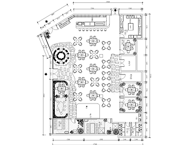 现代其他商业建筑 餐饮建筑 火锅店 施工图