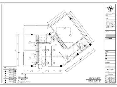 现代其他商业建筑 餐饮建筑 平立剖节点大样 施工图