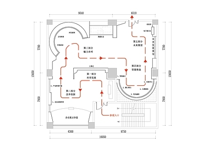 现代美术馆 艺术馆 施工图