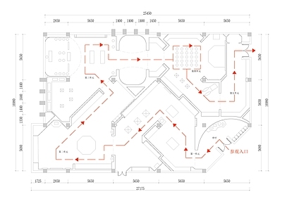 现代其他文化空间 展览馆 施工图