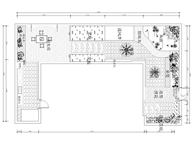 新中式庭院 私家 枯山水 施工图