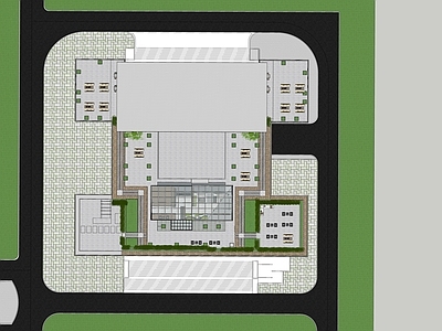 现代办公景观 屋顶花园 屋顶景观