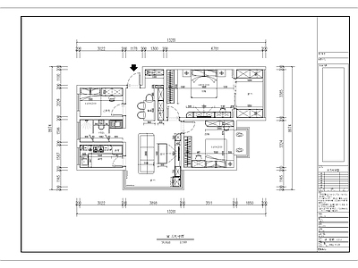 现代住宅楼建筑 人才公寓 施工图