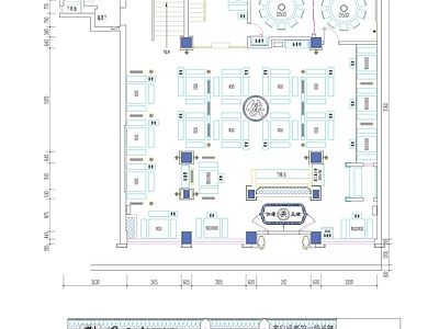 其他餐饮空间 蜀大侠加盟店 施工图
