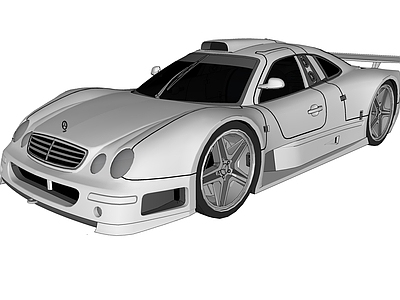 汽车 奔驰 超跑 clk gtr amg