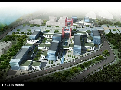 现代产业园建筑 万州文化创意园 重庆 施工图