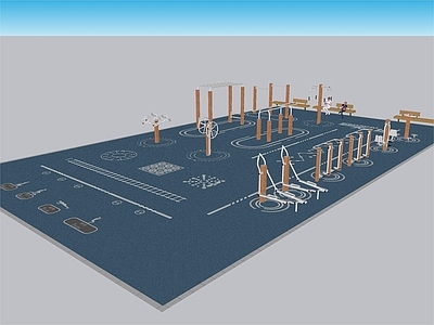 现代简约体育公园 运动健身