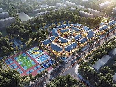 新中式商业街 商业街 新中式现代 城市太古里