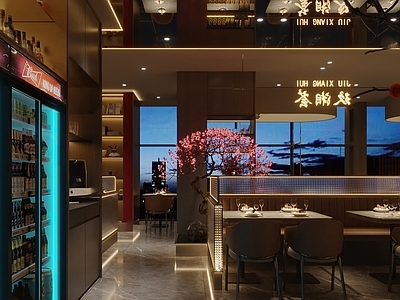 现代中餐厅 中明档 现代中