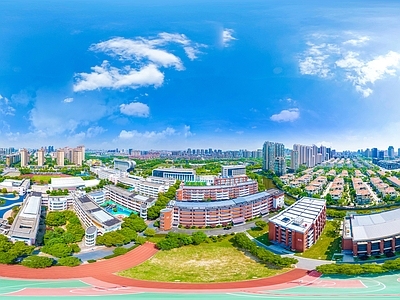 现代城市HDR 运动健身体育广场