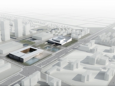 现代简约其他公共建筑 博物馆 展览馆 现代建筑 现代展览馆 现代博物馆 施工图