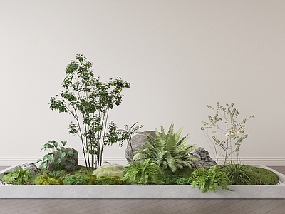 现代其他景观小品 小品 造景 组合 植物堆