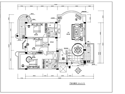 现代新中式整体家装空间 欧式室内 别墅 大平层 小户型 施工图