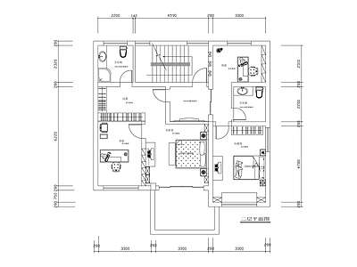 现代新中式整体家装空间 别墅室内装修 大平层 小户型 别墅 施工图