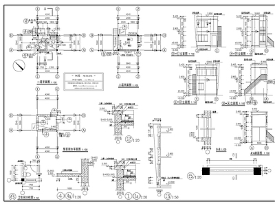 现代新中式产业园建筑 卫建 施工图