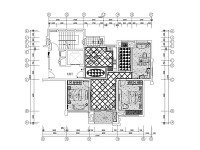 现代欧式整体家装空间 欧式精装 大平层 别墅 小户型 施工图