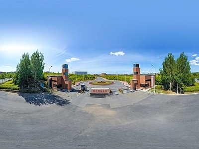 现代城市HDR 城市小区社区广场