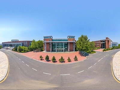 现代城市HDR 城市小区社区广场