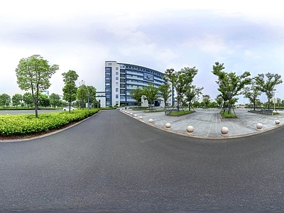 现代城市HDR 城市小区社区广场