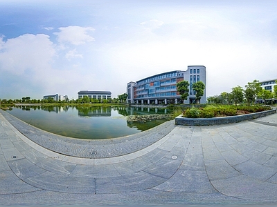 现代城市HDR 城市小区社区广场