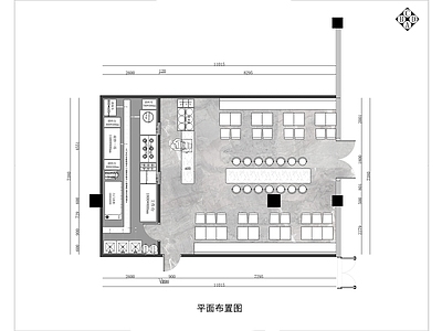 现代新中式快餐店 小餐馆 施工图