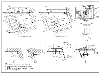 现代厂房 石材城车间建筑 施工图