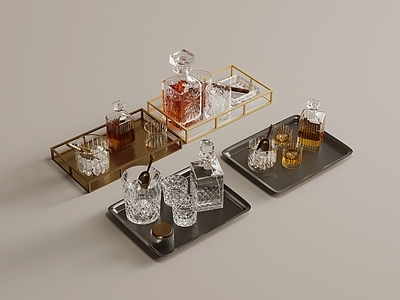 酒具 托盘 洋酒酒杯