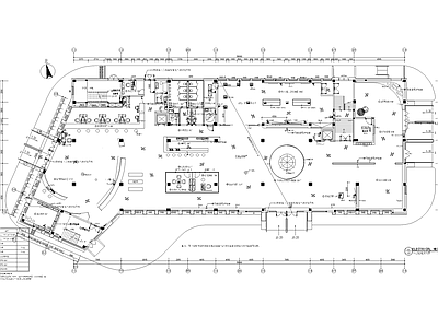 新中式现代展厅 展 施工图
