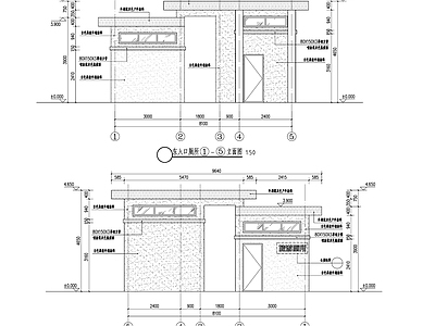 现代公厕 公园公厕 公共厕所 施工图
