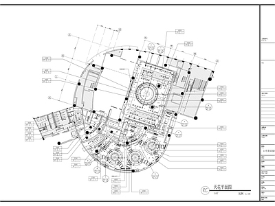 现代科技馆 科技文化艺术中心 施工图 科技馆 科技馆