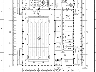 现代体育馆 体育馆装修 施工图