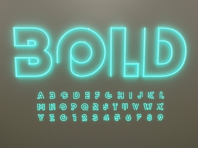 现代其他灯具 霓虹灯 发光字 字体设计 广告字