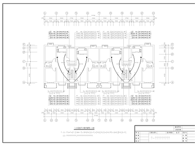 电气图 某六层建筑电气全 施工图