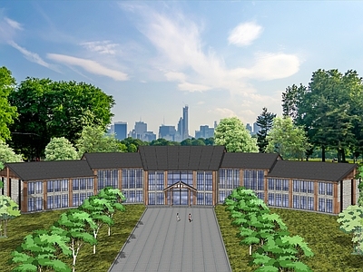现代新中式酒店建筑 温泉酒店 高层酒店 多层酒店 地酒店
